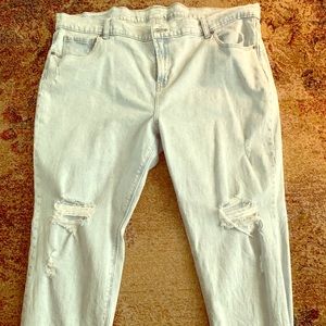 Cropped Boyfriend Jeans
